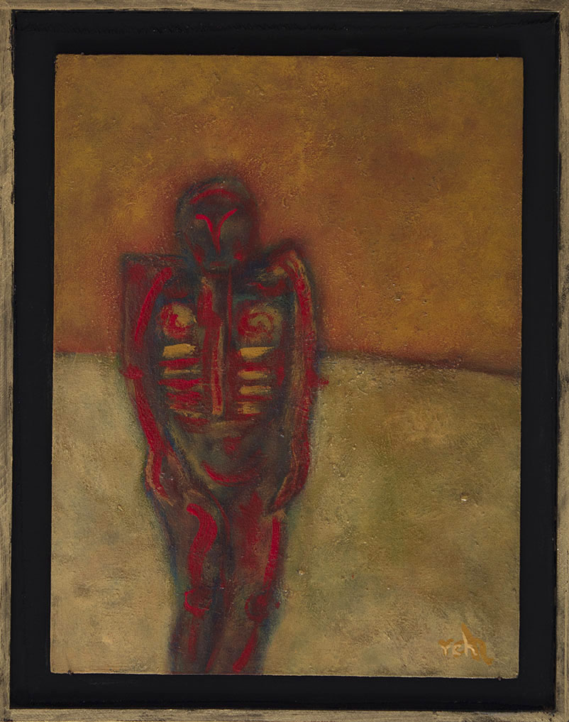 Renato Chacon | acrylic on plywood paintings