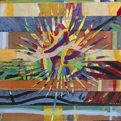 Artists in Merida | collage on paper