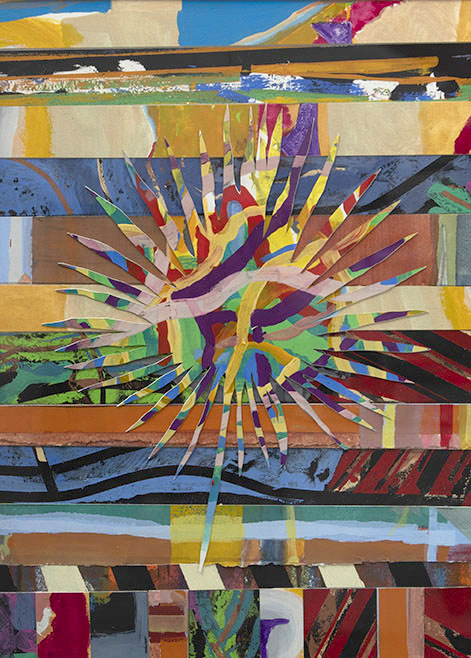 Artists in Merida | collage on paper