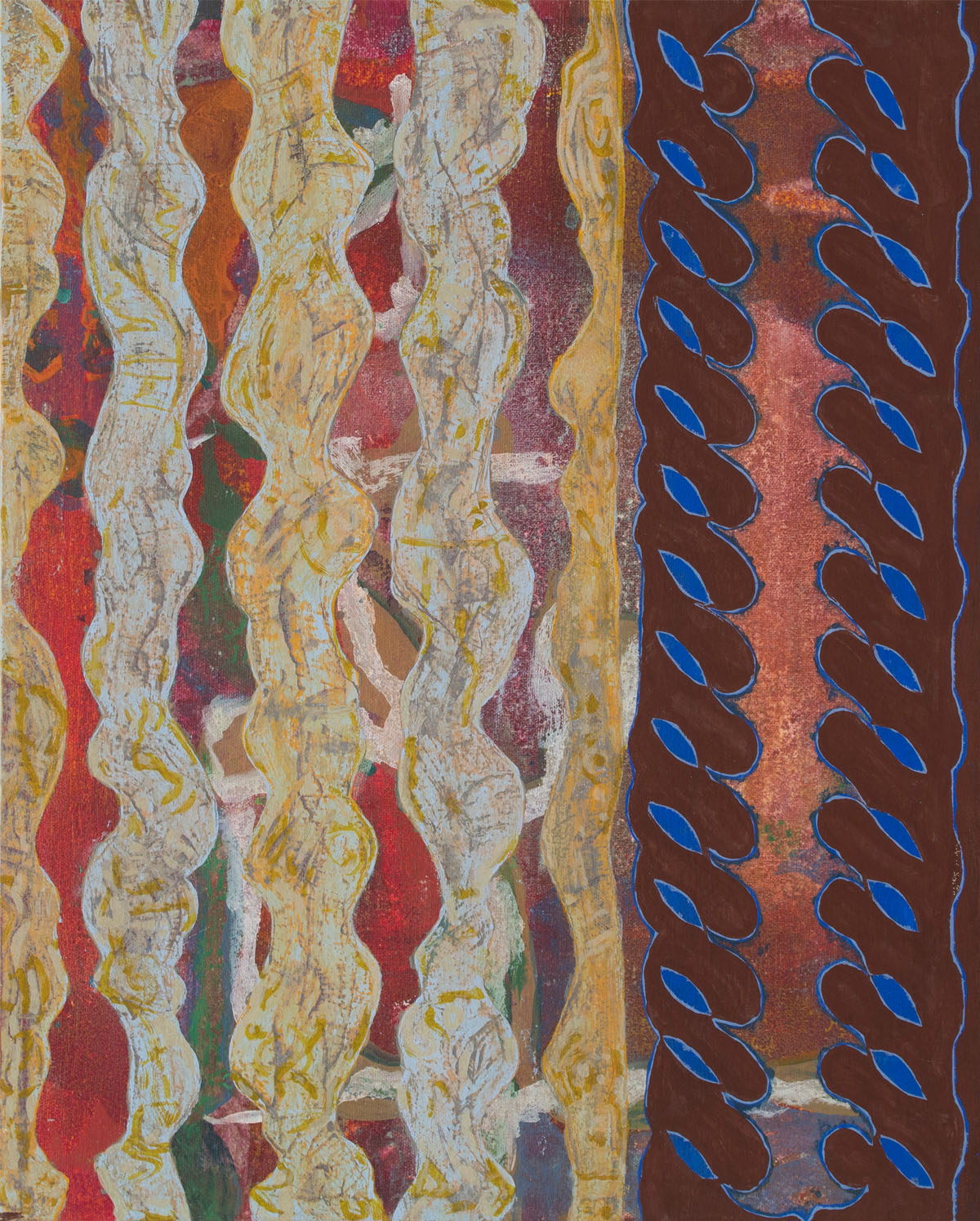 Stephen Aiken | gouache paintings on canvas