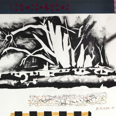 abstract expressionist artist | paintings on paper gouache