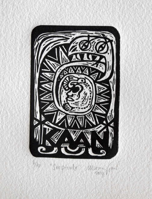 Marketa Loman Vogelova | visual artist | linocut paper prints | Kaan