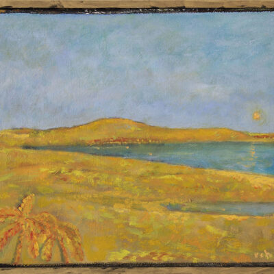 Renato Chacon | expressionist beach landscape painting