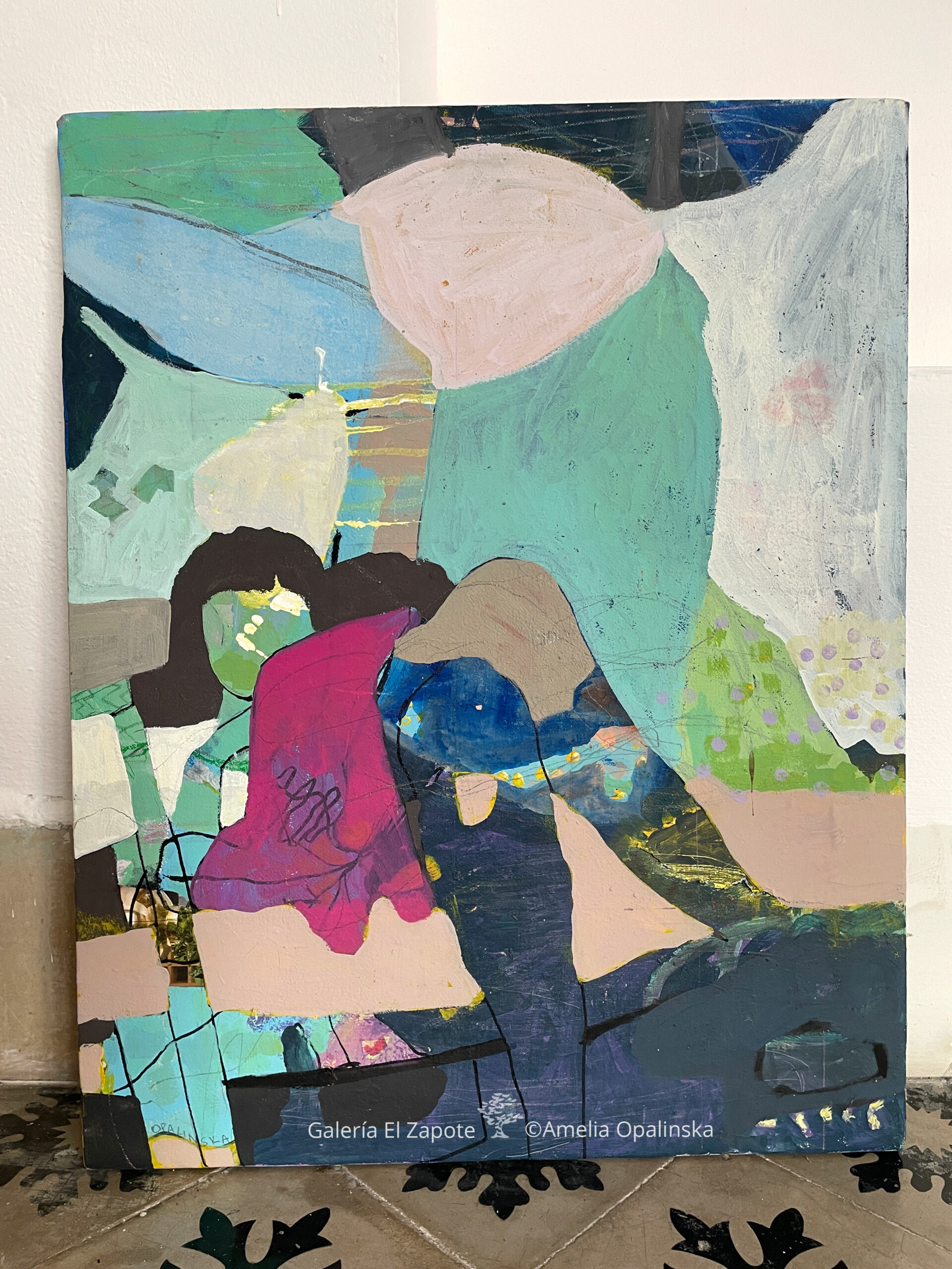 bordando-paintingoncanvas-ameliaopalinska-galeriaelzapote